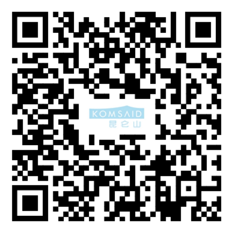 昆仑山家电微信公众号二维码，扫码自助报安装